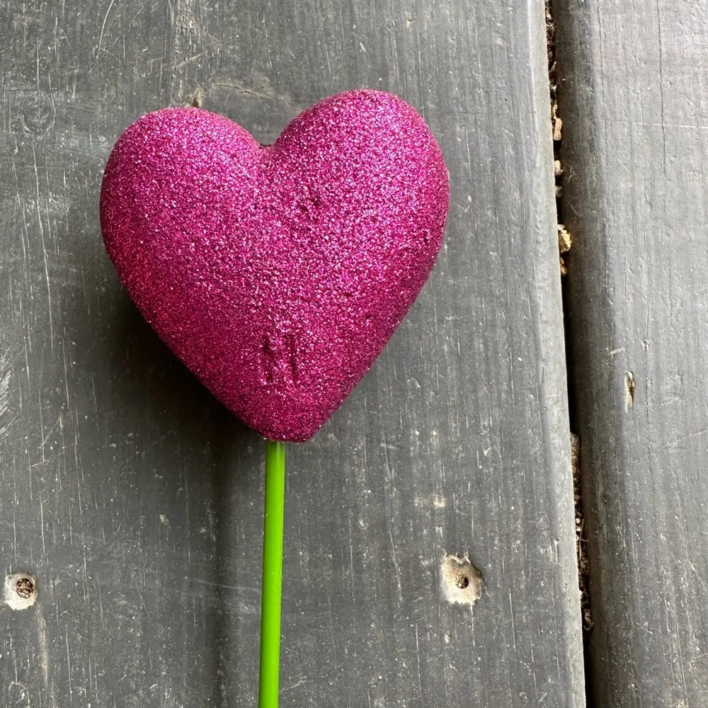 Xoxo pink glitter floral arrangement decor! NEW!